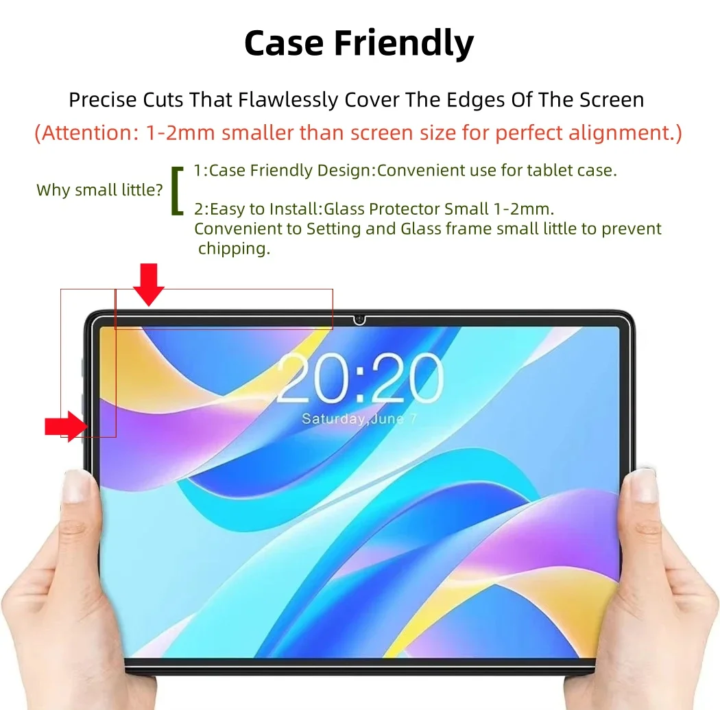 2-częściowy ochraniacz ze szkła hartowanego do OPPO Pad 2 Ochraniacz ekranu 11,61 cala HD Clear Anti-Scratch 0,33 mm Folia szklana do OPPO Pad 11 cali