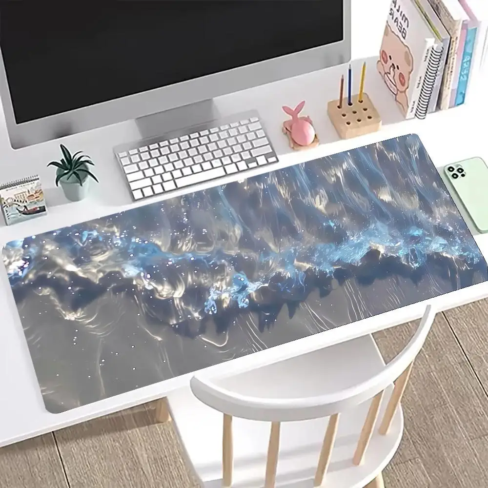 

Коврик для мыши Dreamy Waves XL, компьютерные аксессуары, коврики для офисного игрового стола, резиновые противоскользящие коврики для игровой клавиатуры XXL, коврики для мыши, настольные коврики