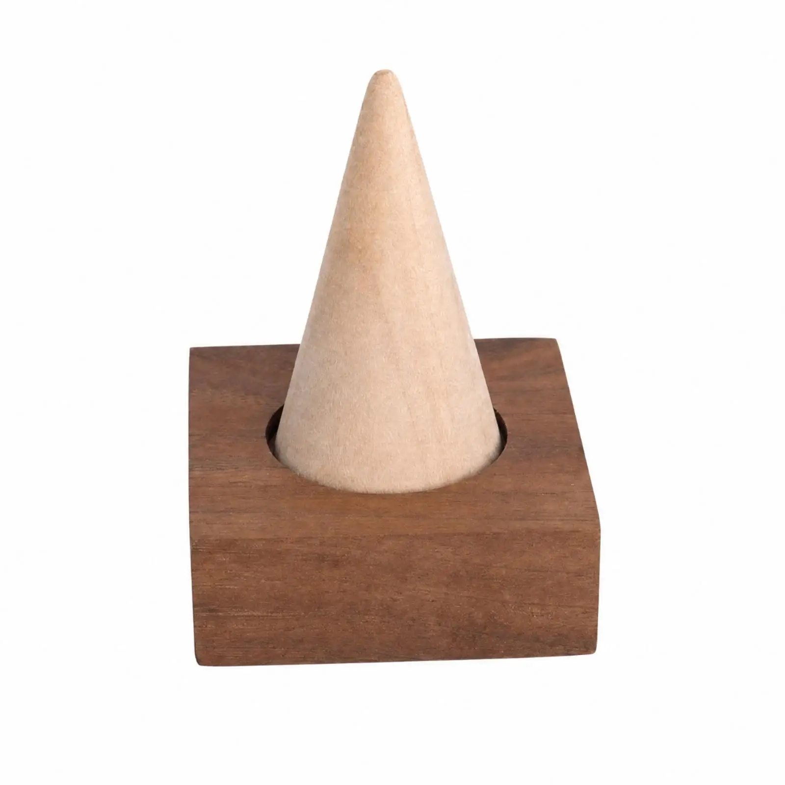 Tabletop Jewelry Band Display Stand Stable Solid Wood Jewelry Band Display Stand Jewelry Organizer Sturdy Countertop