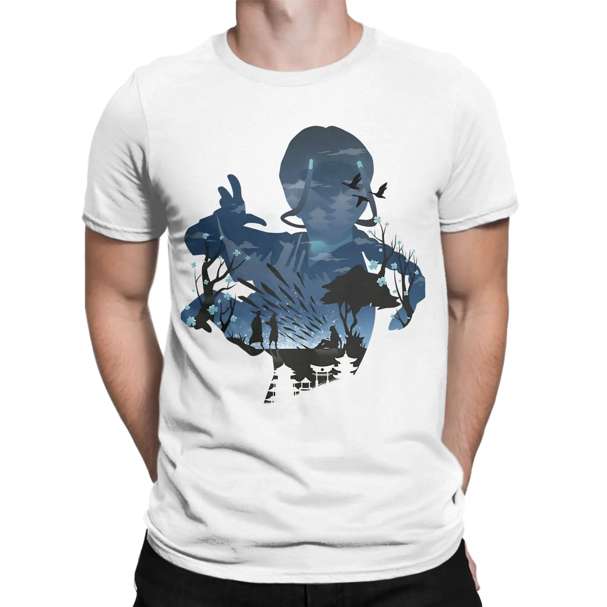 Katara T-Shirt Men Women Avatars Airbenders Anime Awesome Cotton Tees Round Neck Short Sleeve T Shirts Gift Idea Tops
