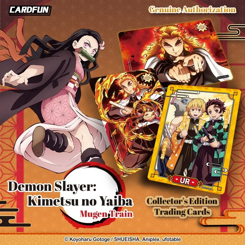 10 Packs CARDFUN Demon Slayer Cards Booster Packs – TCG CCG Collectable Playing Trading Card