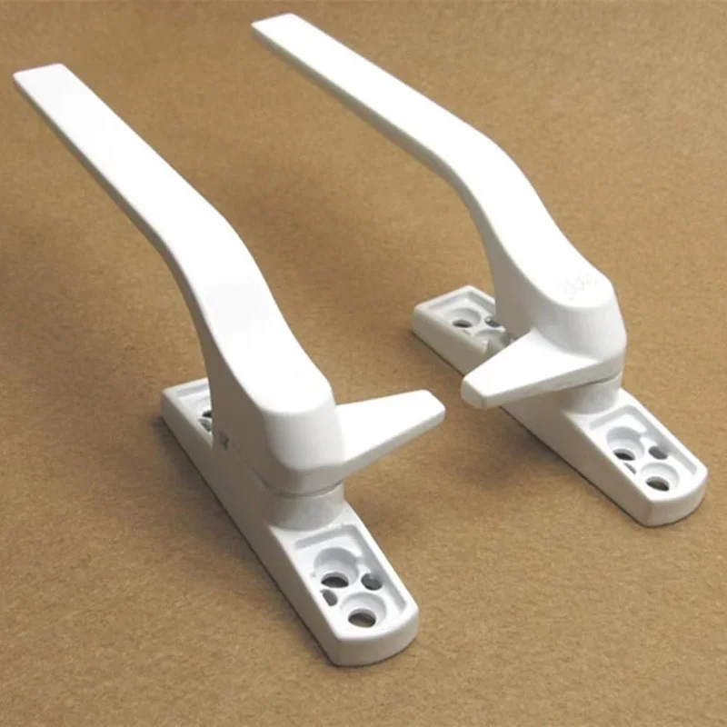 Thickened Plastic Steel Windows Handle Lock Old-fashioned Casement Window Handle 7-character Handle Window Lock Accessories