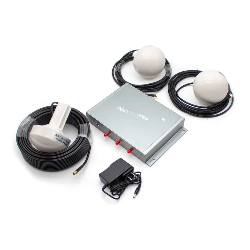 GPS Signal Transponder BeiDou Amplifier Two Output Booster GPS Indoor Coverage Positioning Test GPS-100B