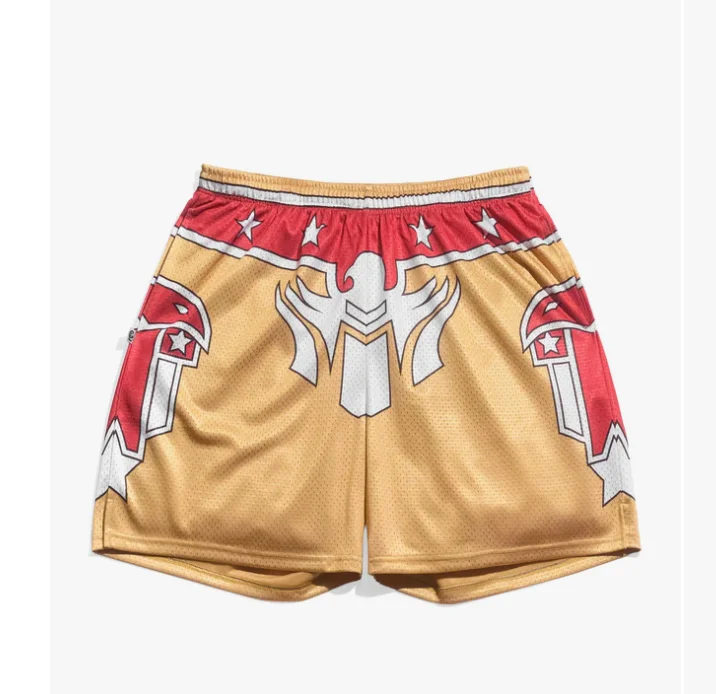 

2026 New Men's Cody Rhodes Retro Basketball Mesh Shorts Y2K Oversized Quick Drying Shorts Suitable for Daily and Training Wear