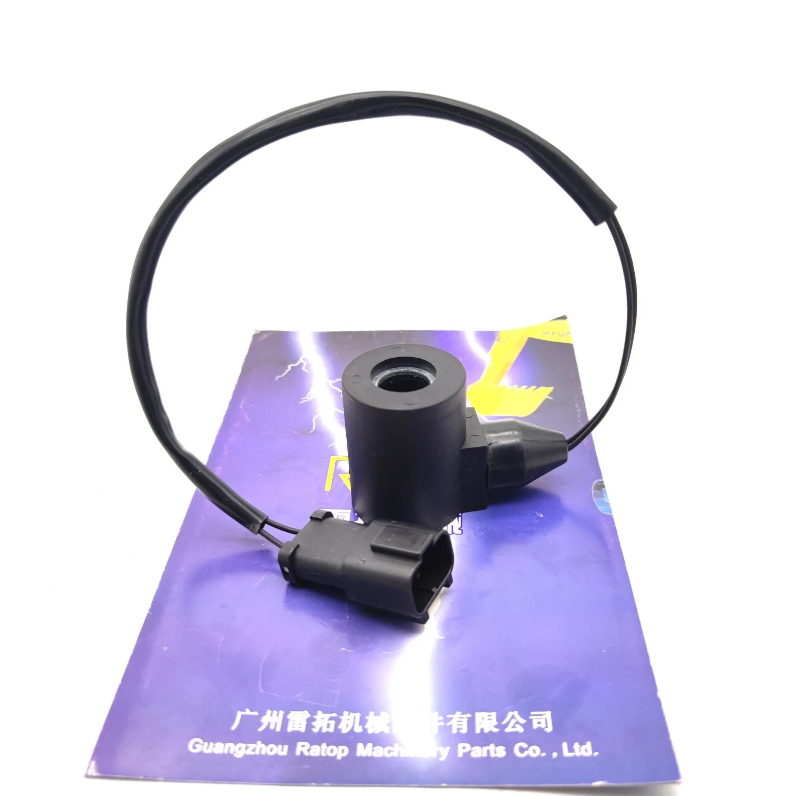 Excavator Electronic Parts SD1224-C-1001  Main Pump Solenoid Coil for PC120-6 PC60-6 PC60-7 24V