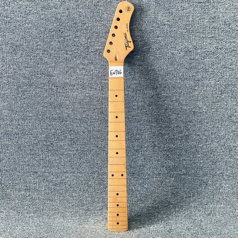 

EN736 Tagima Genuine 6 String Electric Guitar TW530 22 Frets 648 Scales Length Unfinished ST Guitar Neck No Frets for DIY