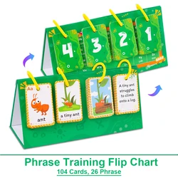 Phrase Training Flip Chart Activity Educational Learning Tool Word Games Special Education Speech Therapy Teacher Teaching Aids