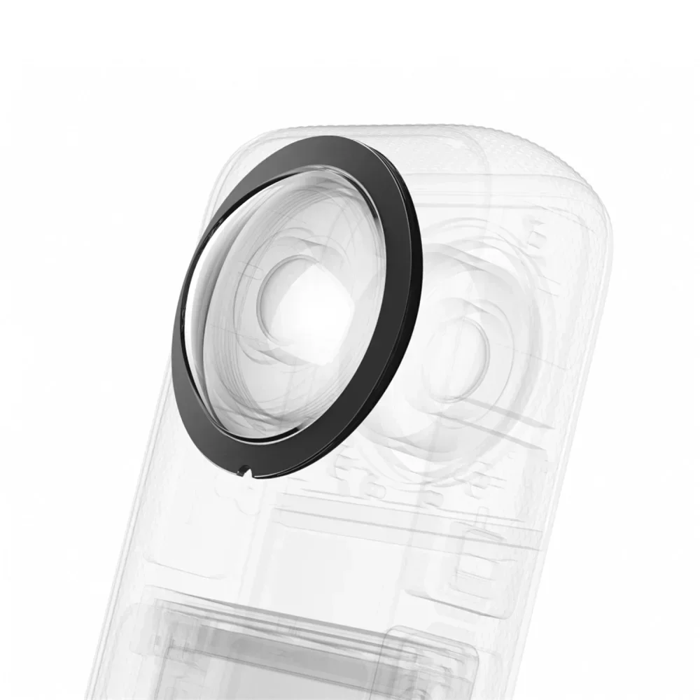 

For Insta360 X3 Lens Guard PC Protective Cover for Insta360 X3 Sports Action Cameras Lens Cover