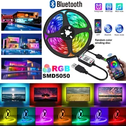 Taśmy świetlne z atmosferą 5050rgb Kolorowe oświetlenie Bluetooth 5v Zestaw lampka nocna na telewizor