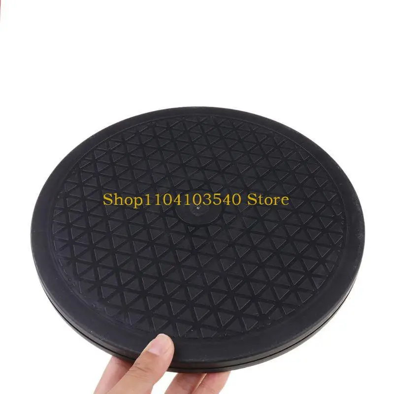 02DC 10" Round Bonsai Turntable Rotating Plate Wheel Revolving Home Kitchen Display