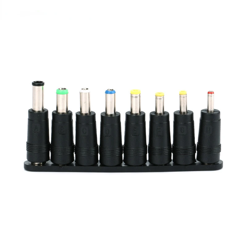 

8Pcs/Set DC Multi Types to 5.5*2.1mm Power Plug Converter Adapter For Laptop etc