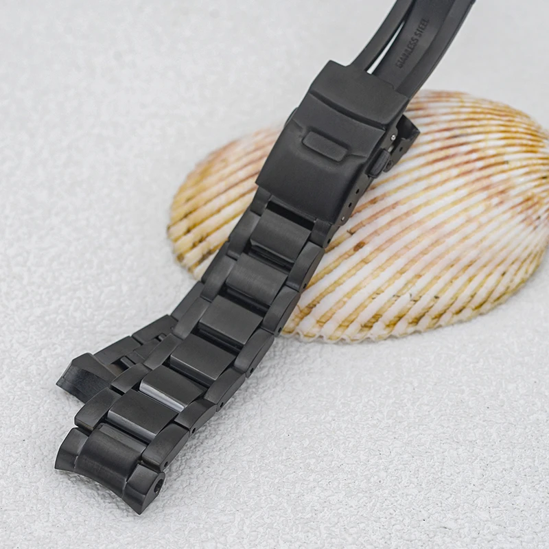 SPB185 SPB187 Case Seiko Stainless Steel Watch Bracelet Strap 20mm Fits for SPB185 SPB187 Watch Cases Replace Folding Watch Band