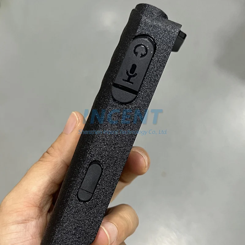 VOIONAIR 2 مجموعات الأسود الجبهة الإسكان الغلاف اتجاهين راديو لاسلكي تخاطب استبدال تجديد مع المقابض لراديو XIR C2660