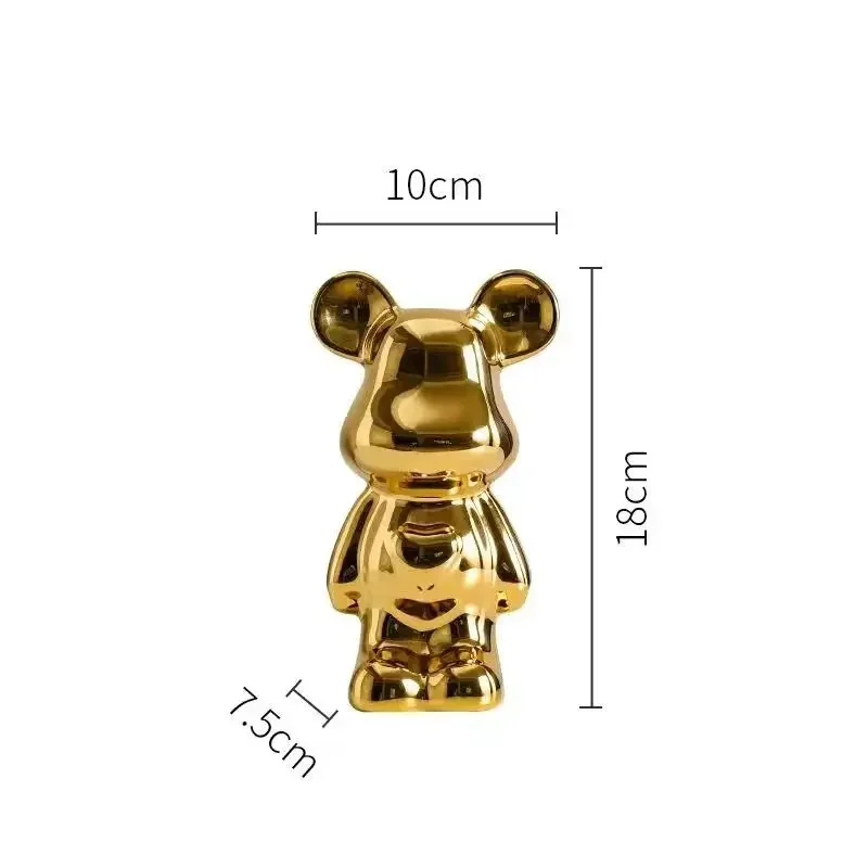 Storage ornaments Violent Bear piggy bank luxury living room ornaments decoration