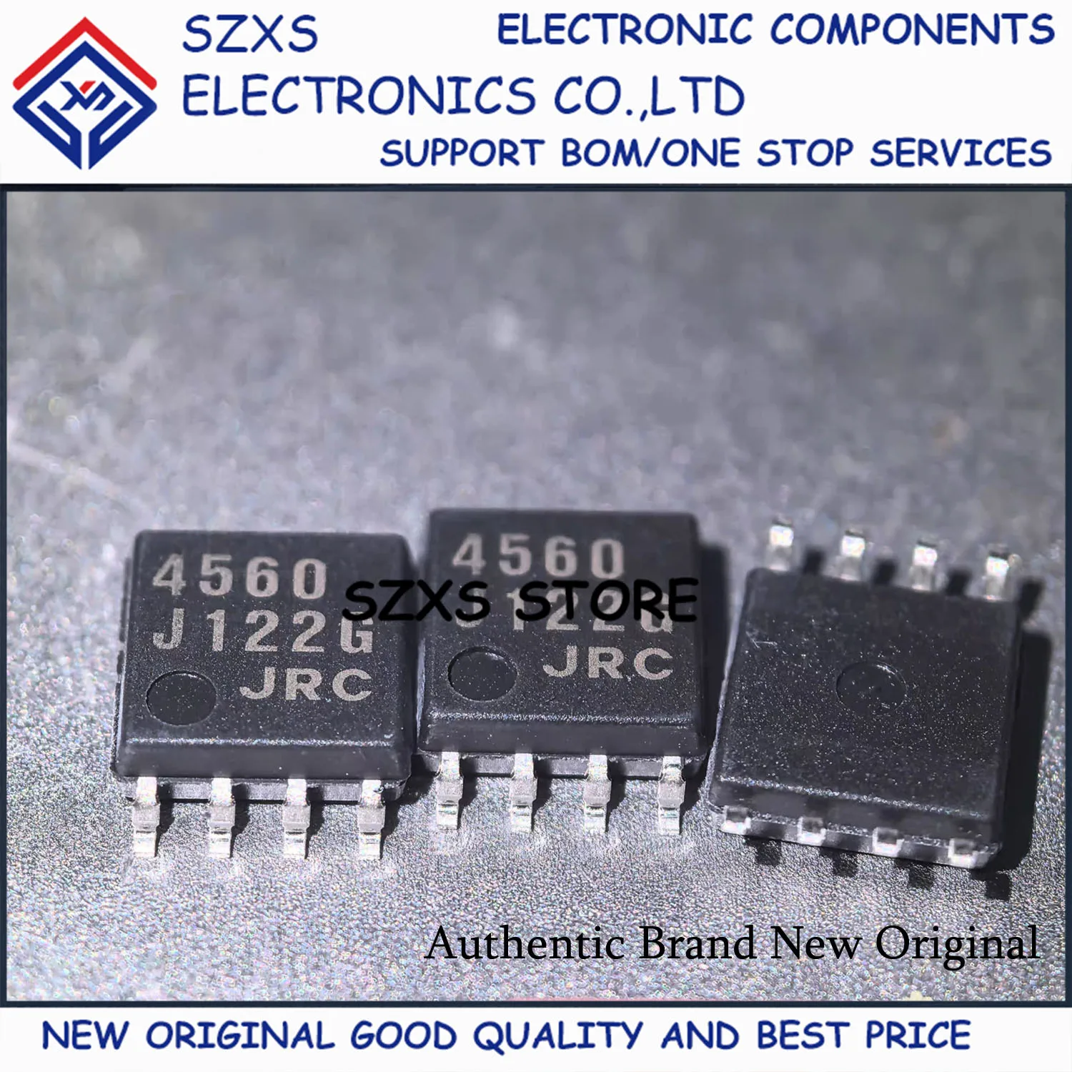 New Original 20Pcs NJM4560M JRC4560 4560 SOP-8 Dual-channel Operational Amplifier Chip IC In Stock Good Quality