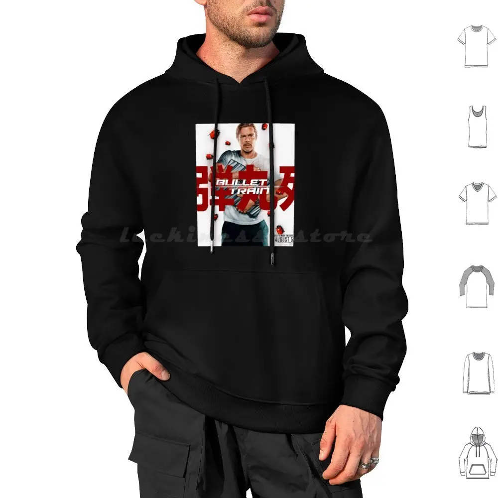 Bullet Train ( 1 ) Hoodies Long Sleeve Train Japan Bullet Train Netflix Bullet