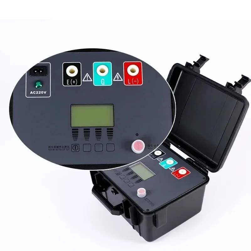 China Factory Anti-interference Digital 5kv High Voltage Electrical Equipment Insulation Resistance Tester With Good Price