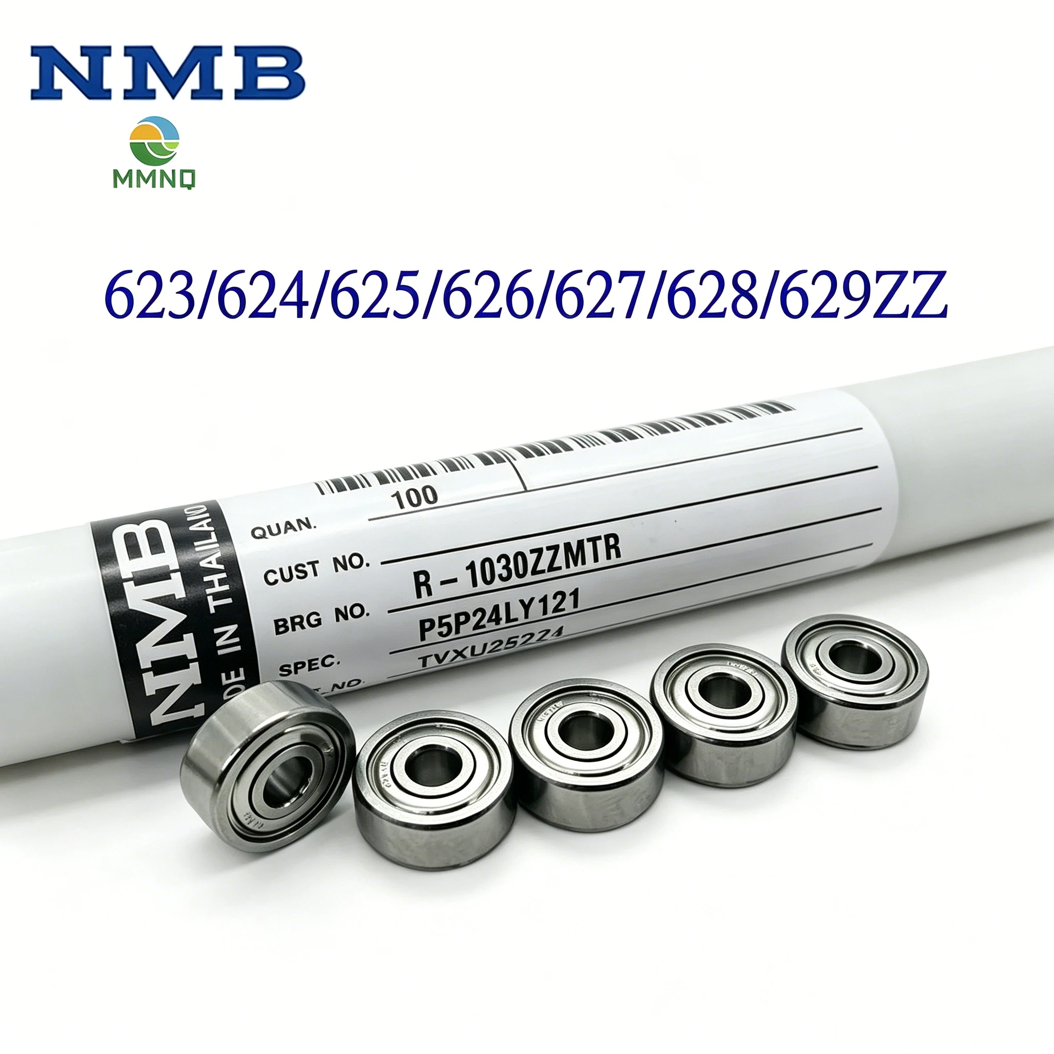 50pcs High Precision NMB R Series Bearing R-1960ZZ R-2270ZZ R-2480KK R-2690ZZ 625ZZ 626ZZ Industrial Micro Rolling Bearing
