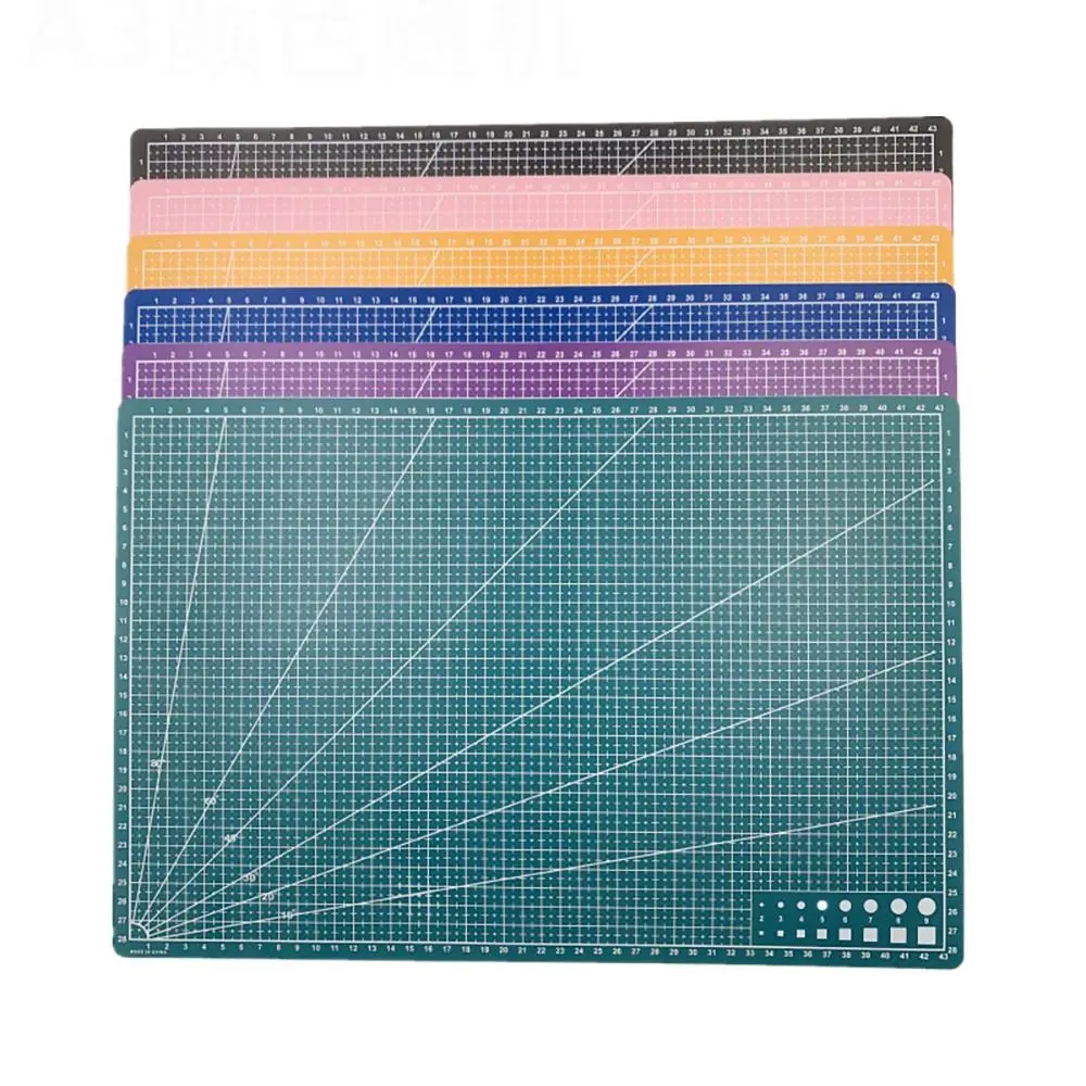 Double-side Leather Craft Tool Cutting Mat Engraving Patchwork Sewing Cutting Board PVC A3 A4 A5 Workbench Pad Home DIY