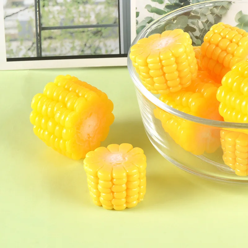 Simulation Corn Fake Food Vegetable Kitchen Props Autumn Decoration Hotel Restaurant Window Display Food Model Home Decor