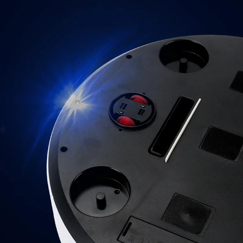 Wireless Robot Vacuum Cleaner with LED Lights - Quiet & Multi-function