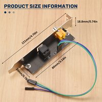 Quality! 24Bit 192Khz Daughter Card SPDIF Optical and RCA Out Plate Cable Bracket Digital Audio Output for ASUS Gigabyte