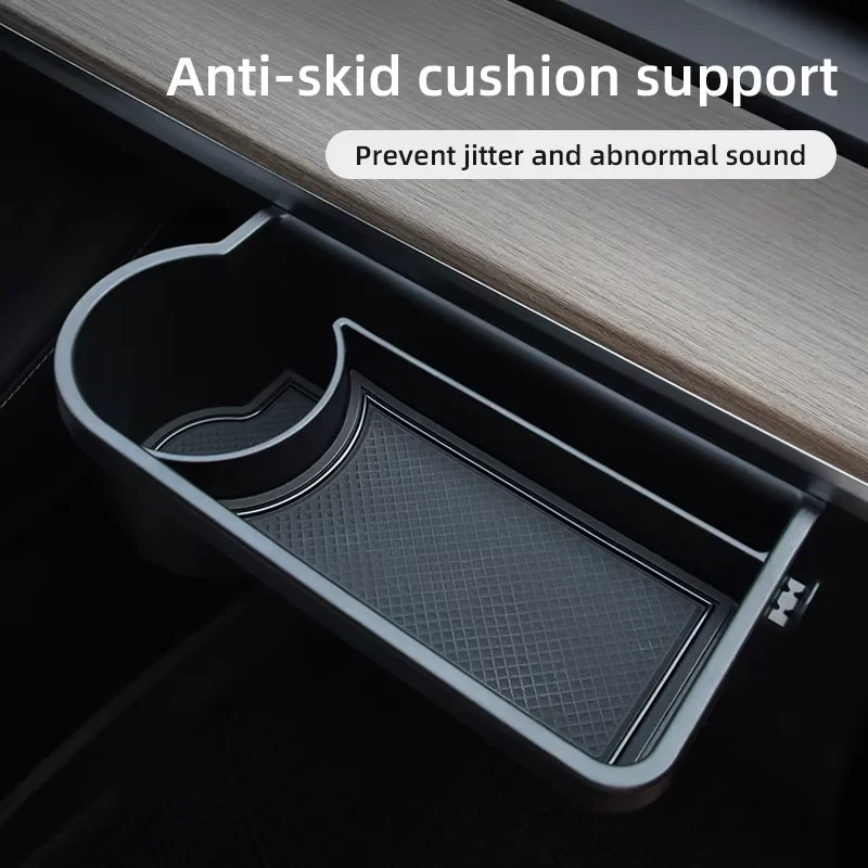 Suitable for Tesla 3/Y-shaped car front passenger driver tray accessories, suspended cup holder tray automotive accessories