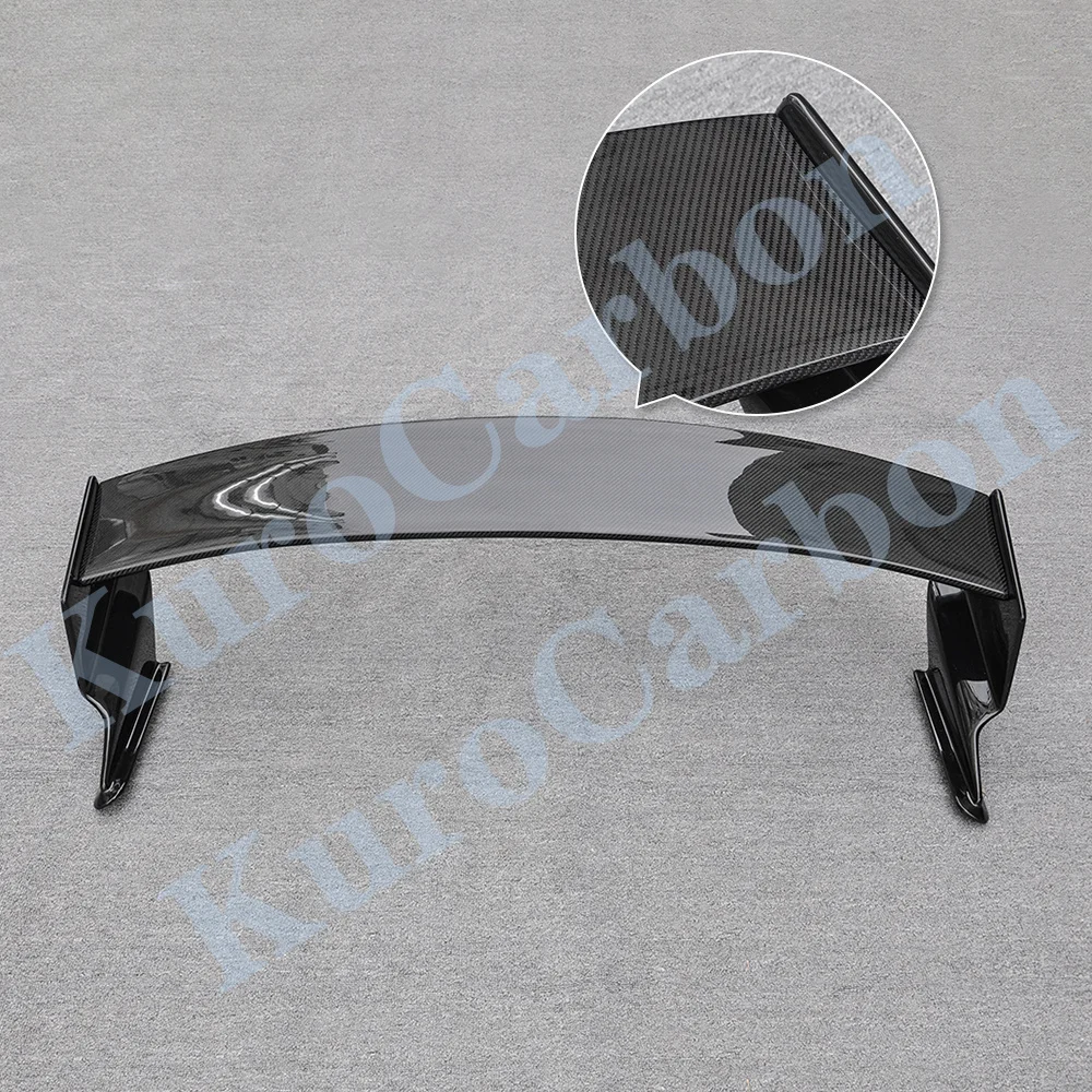 MU Style Half Carbon Fiber+FRP Rear Trunk Spoiler GT Wings For Honda CIVIC FL5 Hatchback Type-R