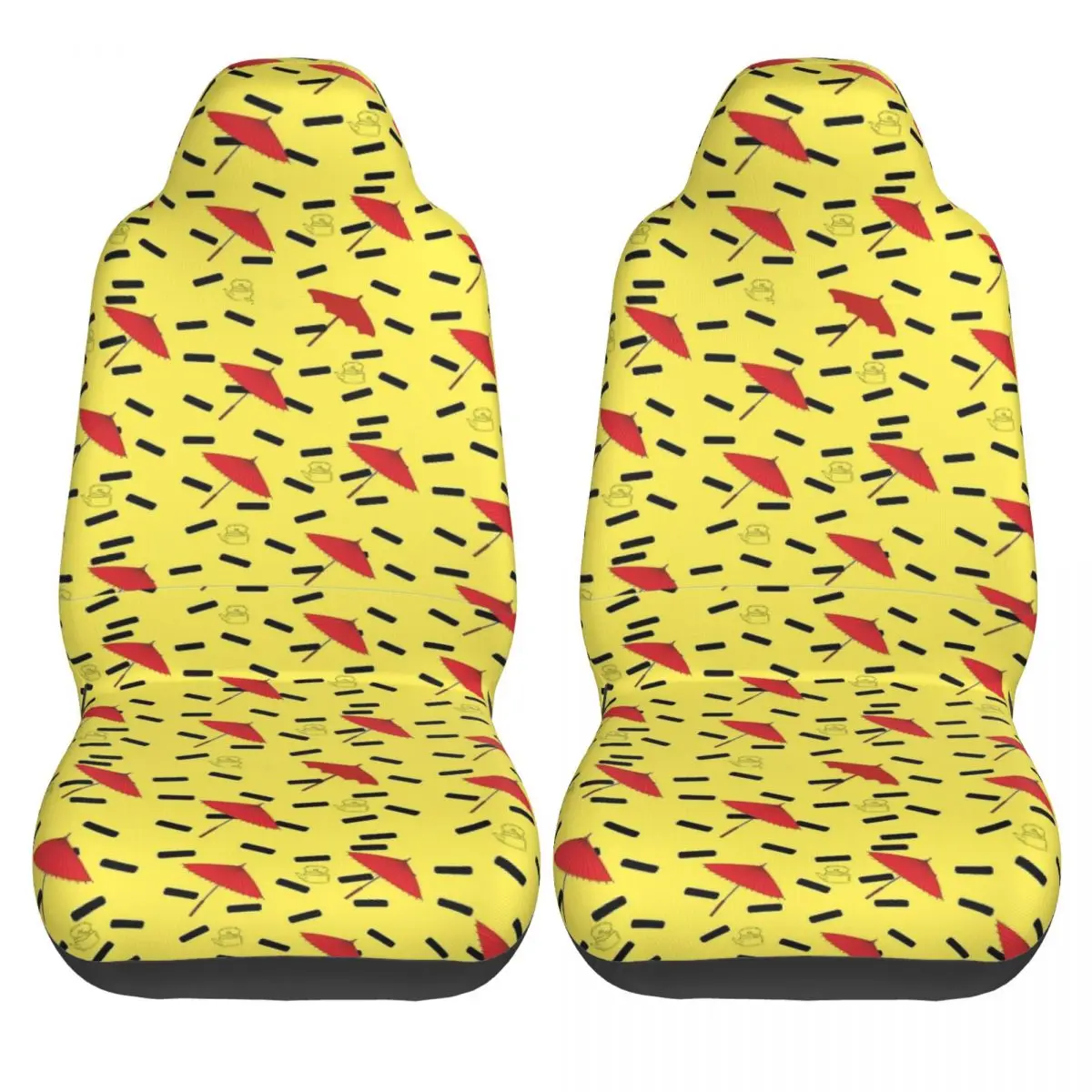 Ryoga Hibiki Inspired Pattern Universal Car Seat Cover Four Seasons For SUV P-Chan Ranmas Anime Manga Seat Covers Fiber Hunting