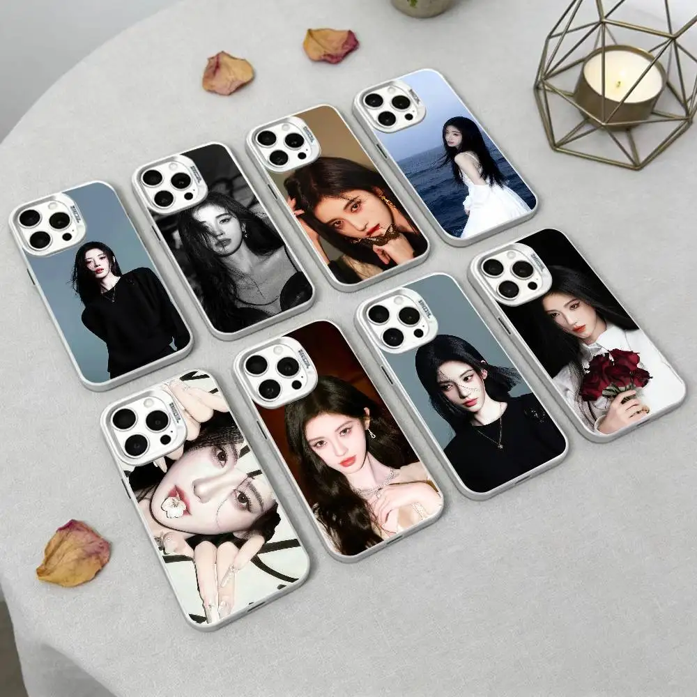 

Ju Jingyi P- Kiku Phone Case For iPhone17, 16,15,14,13,12 Pro Max Black Candy Matte Shockproof Cover