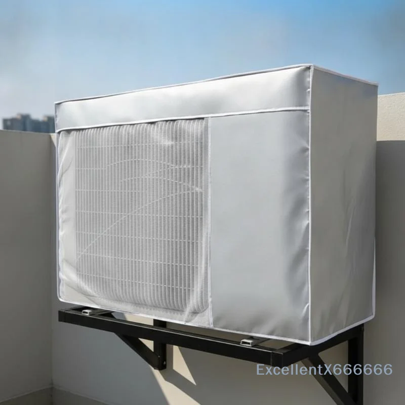Waterproof AC Outdoor Unit Cover Sunproof Dustproof Windproof Snow Resistant Mini Protective Cover
