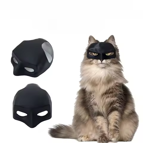 Cat Avenger Mask Bat Halloween 3D Printed Cosplay Hat Cat Funny Toys Photos Props Pet Accessories