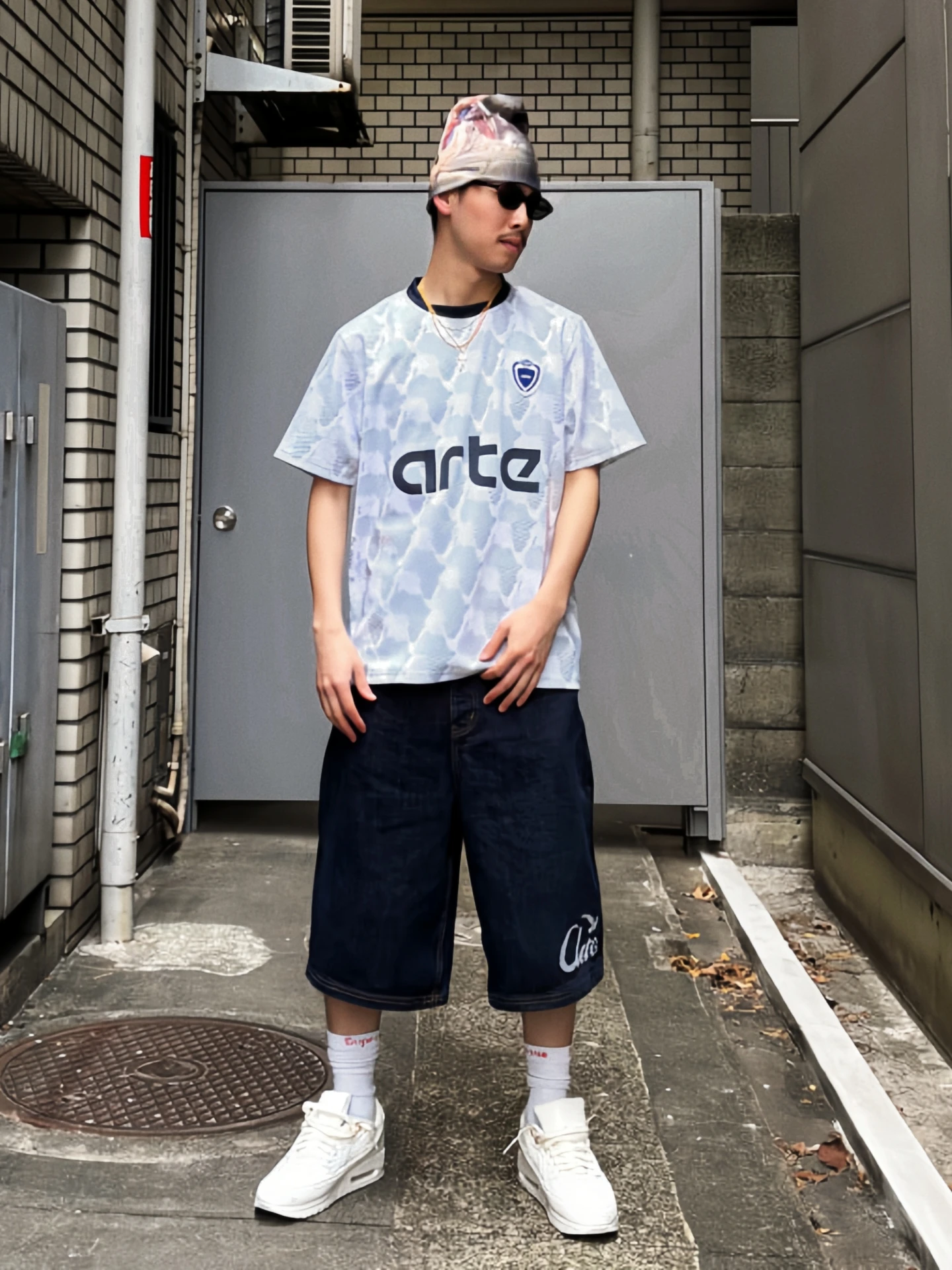 

American Retro Bae Printed Fooall Jersey T-irt Street Sle ort Sve Trendy Polyester Fiber Youth Summer Casual rou...