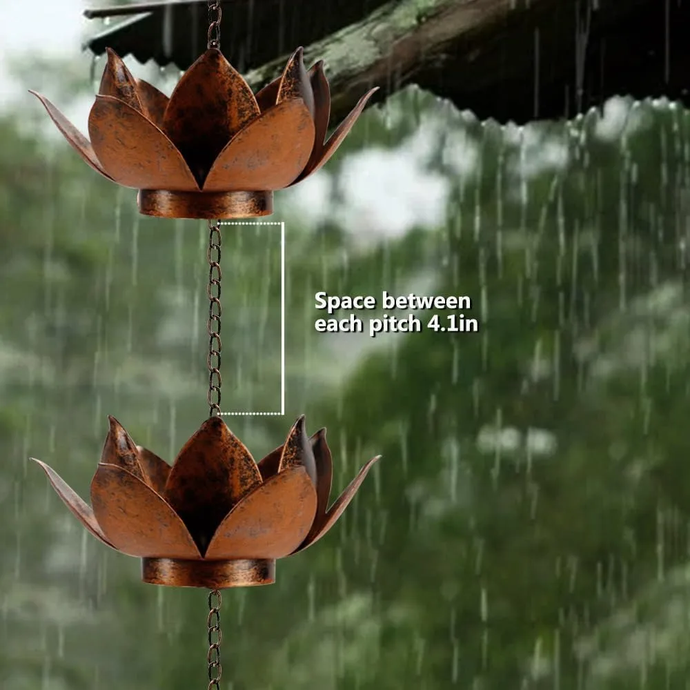 Rain Chain Copper Spinner Metal