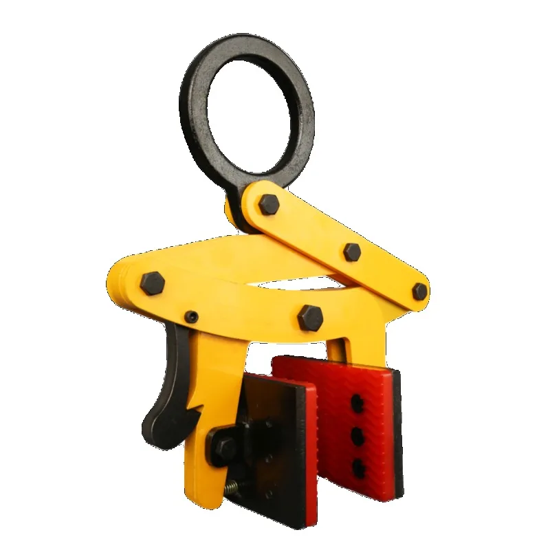 For large plate clamp, spreader clamp, marble sidewalk stone handling, crane spreader, glass spreader clamp