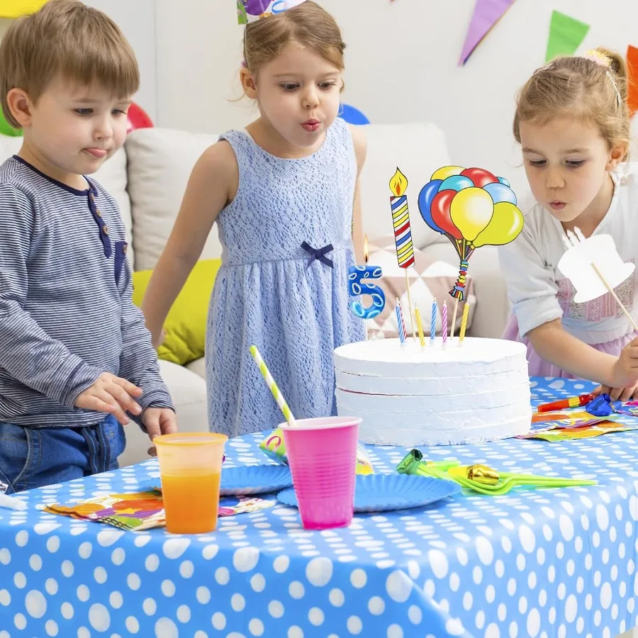 Number Candle Blue Birthday Candle Anime Themed Birthday Candle Cartoon Candles Cake Topper for Boys Themed Birthday Decoration