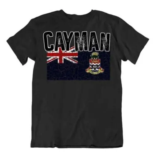 Flag T-Shirt Cayman Fashion Country Souvenir Gift Tee Pride logo