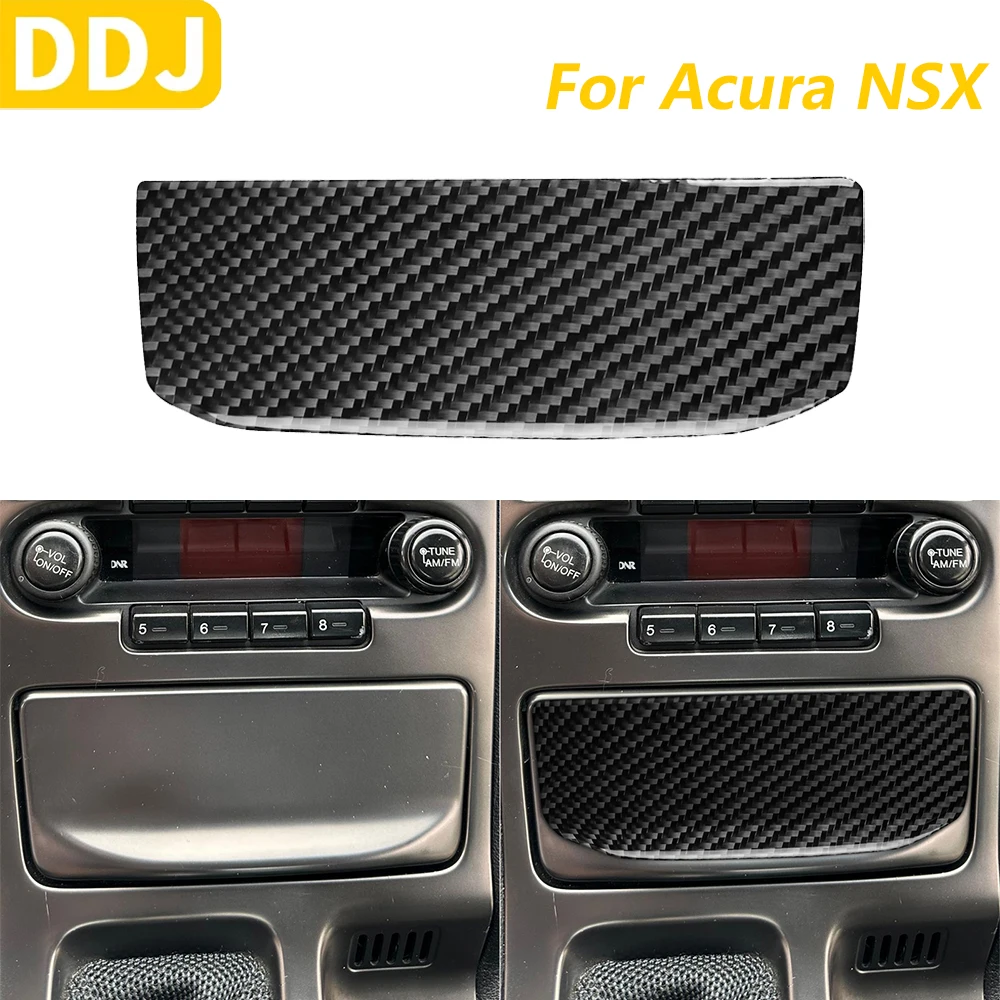 

Для Acura NSX 1990-2005 ящик для хранения центрального прикуривателя из углеродного волокна, крышка панели, отделка, автомобильные аксессуары, декоративная наклейка