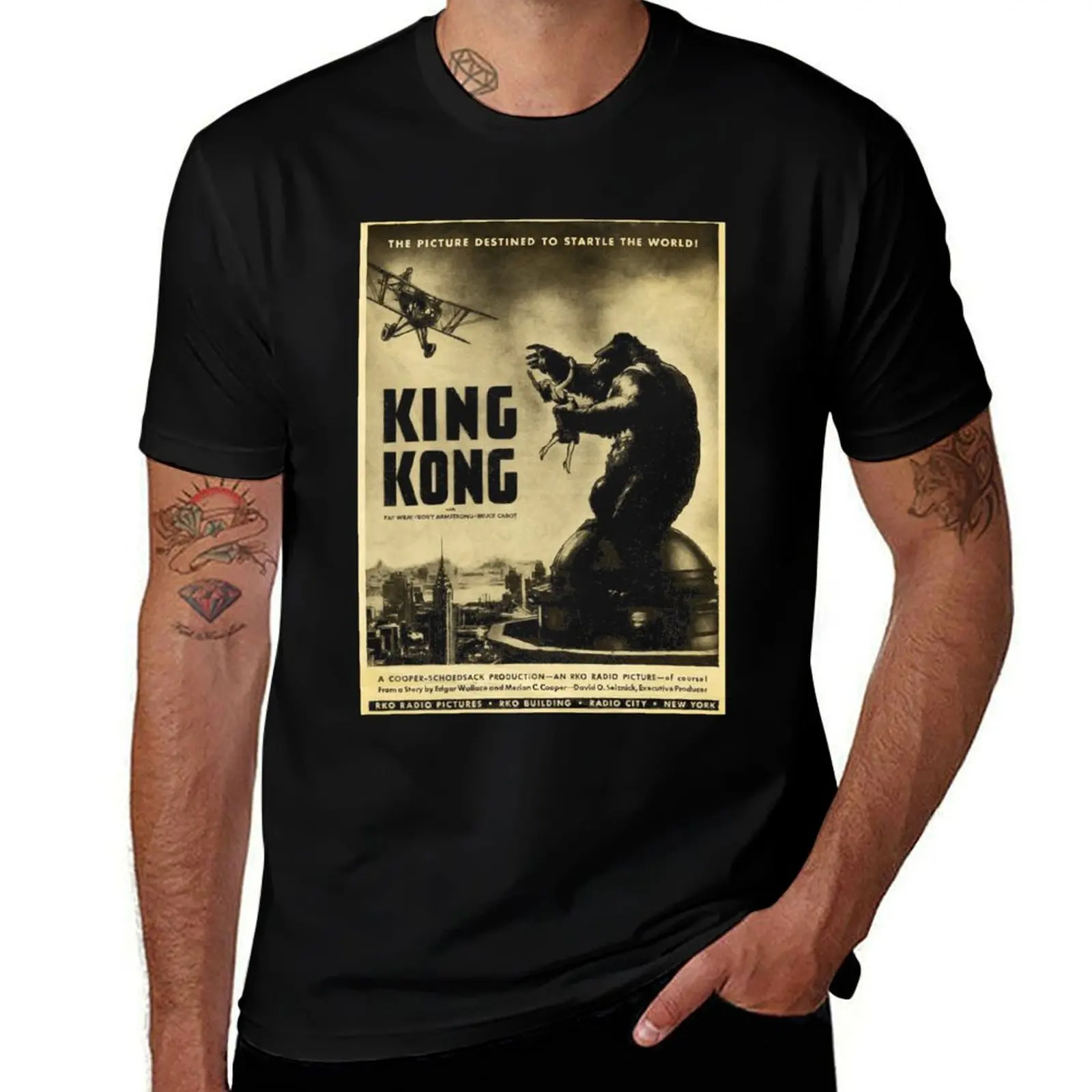

designer t t funny man Kong Classic man T-Shirt King 1933 shirt man cotton t shirt shirts for graphic