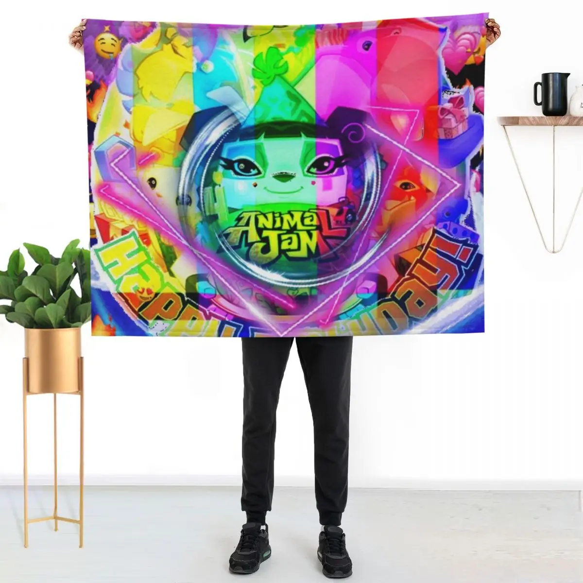 animal jam Throw Blanket Decorative Soft Throw Blanket for Couch Sofa