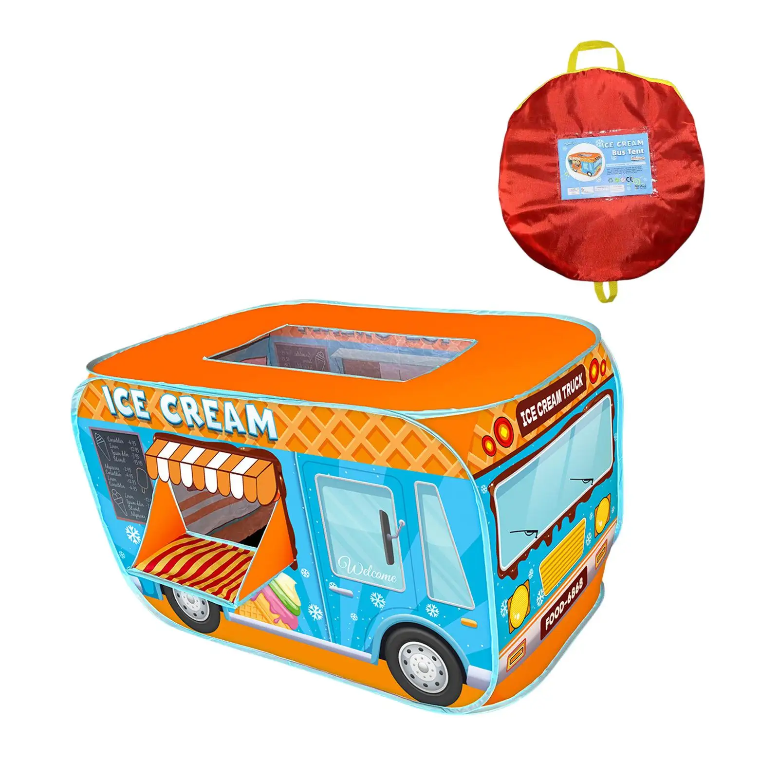 Ice Cream Car Tent Role Playing Lightweight Kids Play Tent for Children Kids