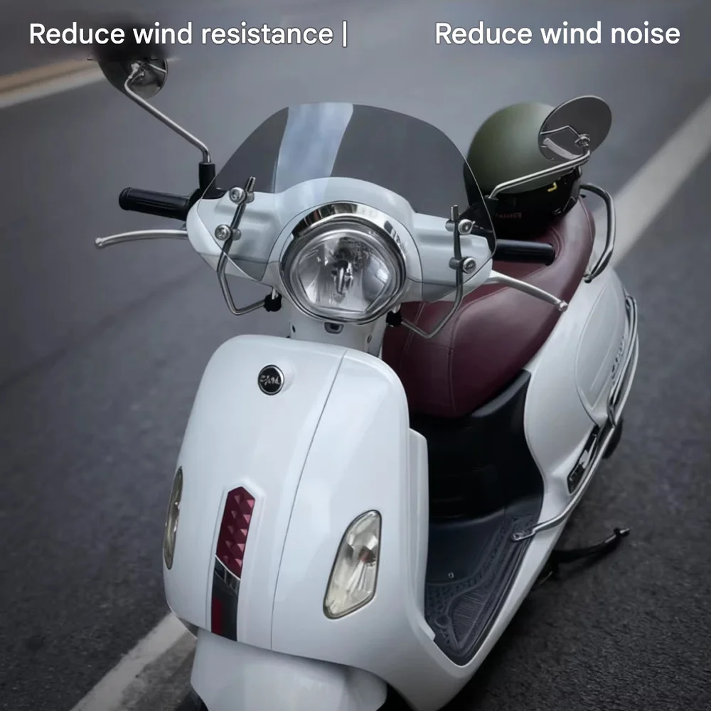 SYM Fiddle 4/3 Racing Style Windshield Windproof Chest Protection Kit for Scooter Motorcycle Accessories