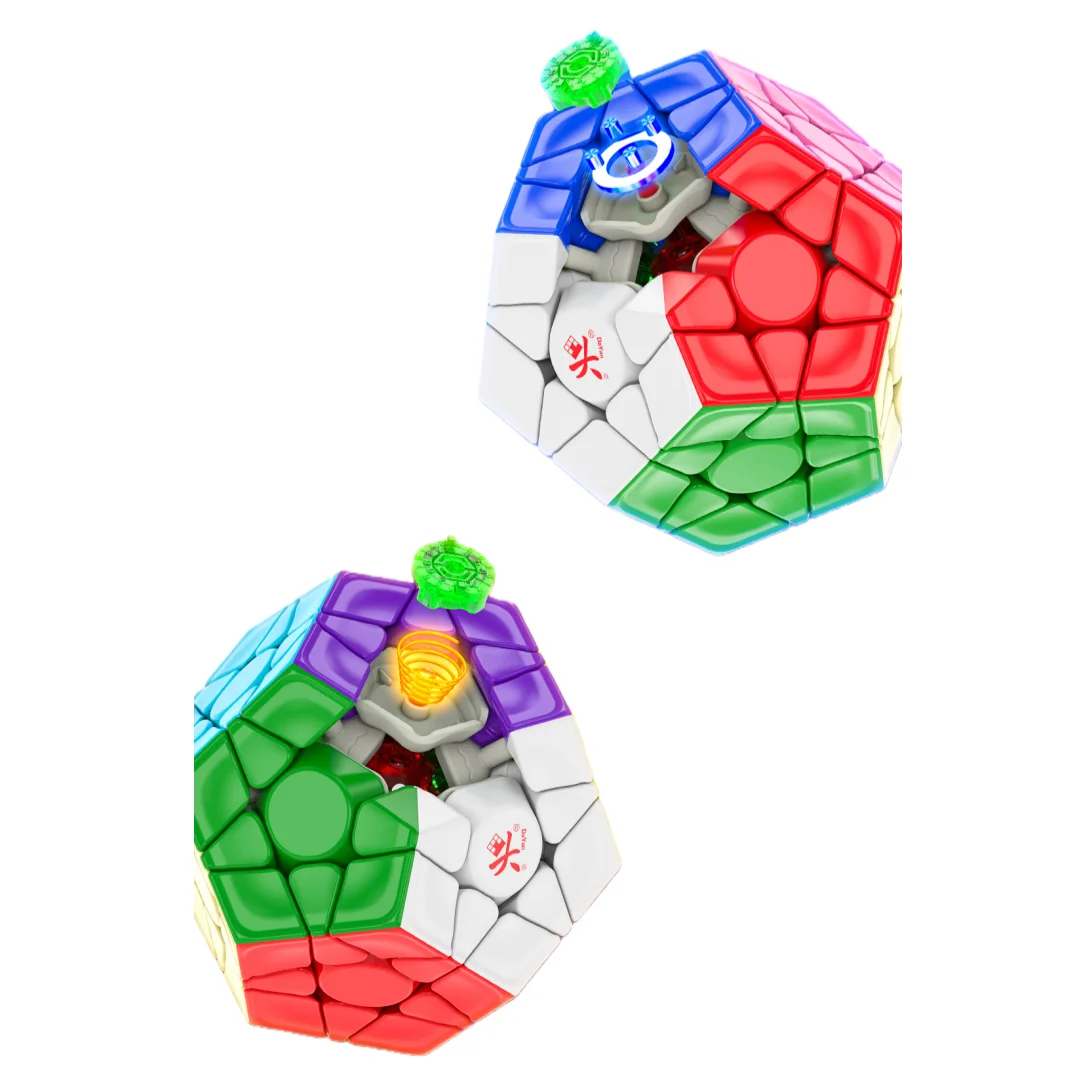 Dayan Megaminx Pro + M Cube Cubo profesional sin pegatinas rompecabezas juguetes niños regalo Cubo mágico