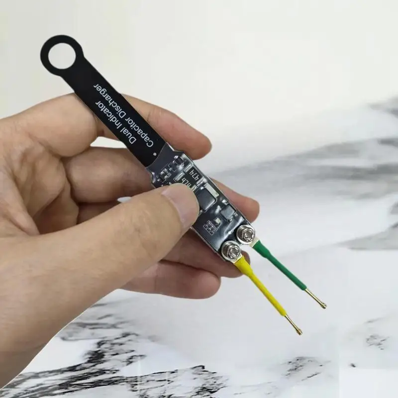 1000UF-5000UF Capacitor Swift Discharge Pen with LED Indicator, Single Piece Electronic Tools
