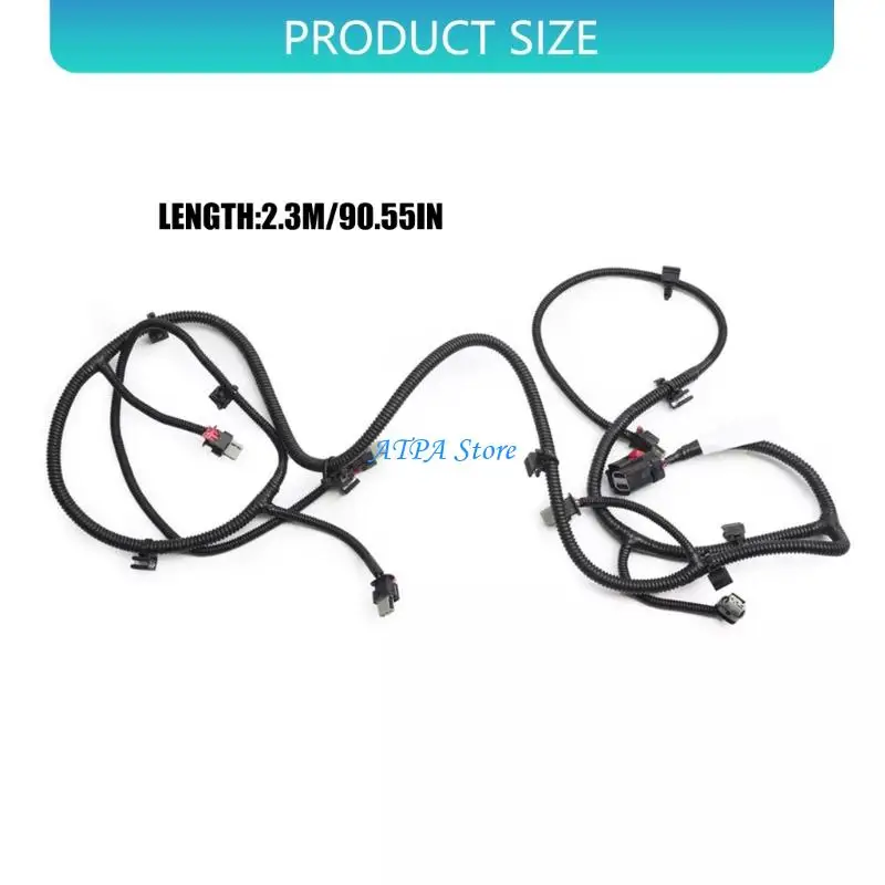 U13C Tool Radars Harness ABS Construction Front Bumper Fit Universal Easy Installation for Enhanced Stability 1489045-01-C