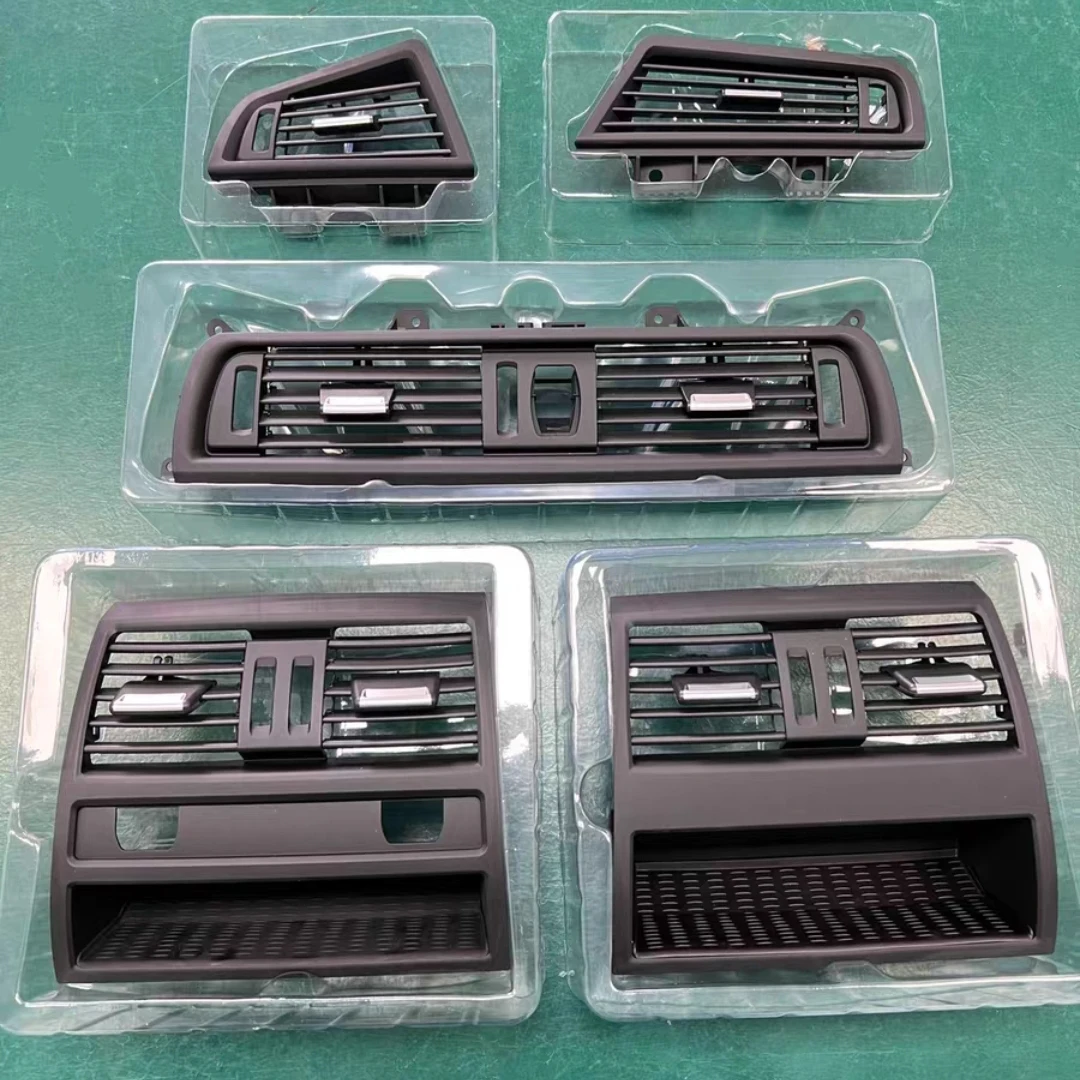 

LHD передняя центральная левая правая задняя панель кондиционера переменного тока, хромированная вентиляционная решетка, выходная панель для BMW 5 серии F10 F11 2010-2017