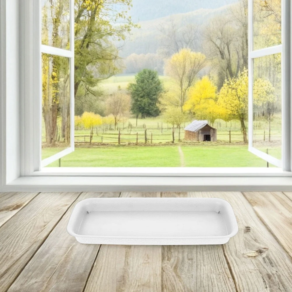 

2 Pcs Indoor Flower Pot Drip Tray Planter Saucer Resin Flowerpot Bottom Water Trays for Plants