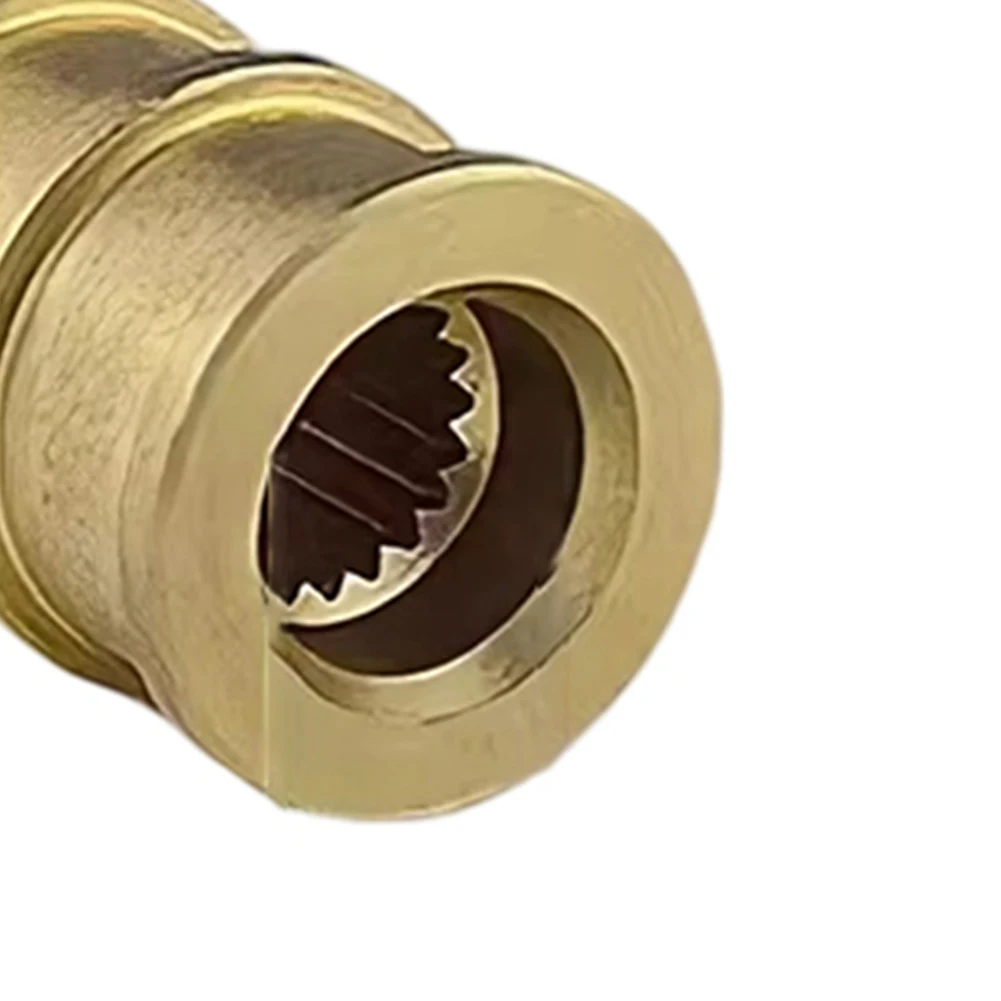 Brass Faucet Valve Extension Rod 7.6mm 20 Tooth Stem For Sink Mixer Tap Repair Replacement Part  Copper Core Sleeve