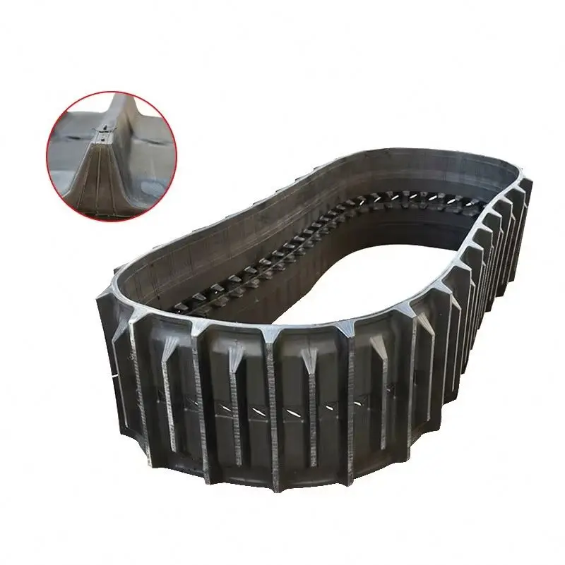 

Good Quality Harvester Rubber Track Crawler Tracks for Kubota DC35 DC60 DC68G DC70
