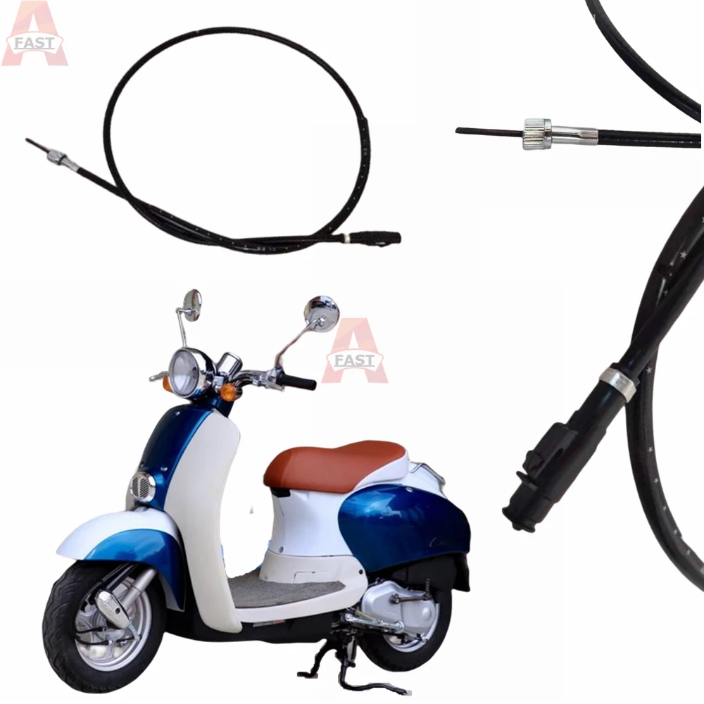 For HONDA AF54E Dio 50 AF54 AF55 AF56 Motorcycle Speedometer Cable Rubber Coated Mileage Wire Cable Instruments Line